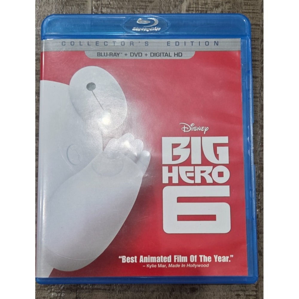 Disney Big Hero 6 Collector's Edition Blu-Ray DVD Combo Pack PG Movie